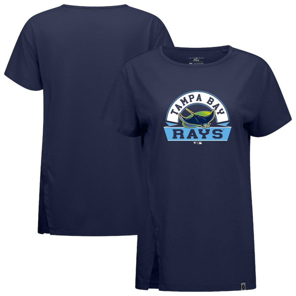 Tampa Bay Rays Levelwear Women's Influx Banner Arch T-Shirt Outlet