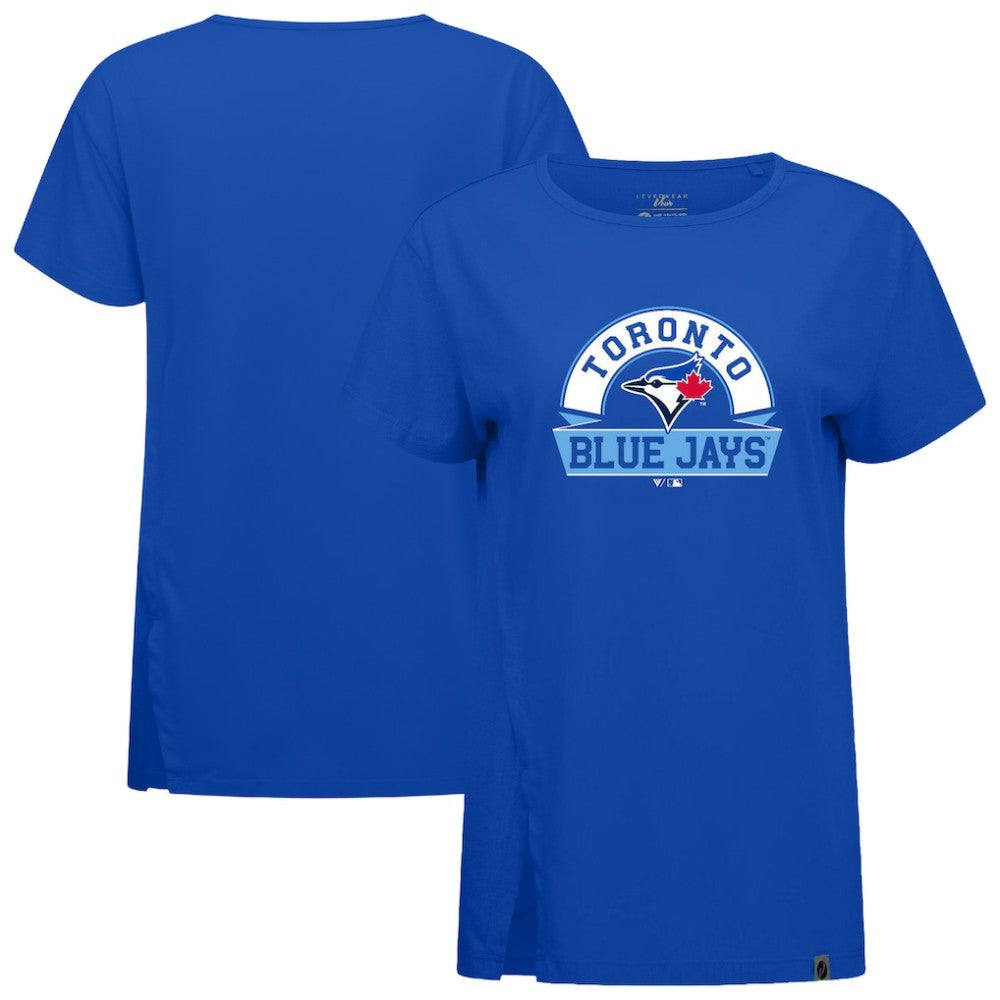 Toronto Blue Jays Levelwear Women's Influx Banner Arch T-Shirt Outlet