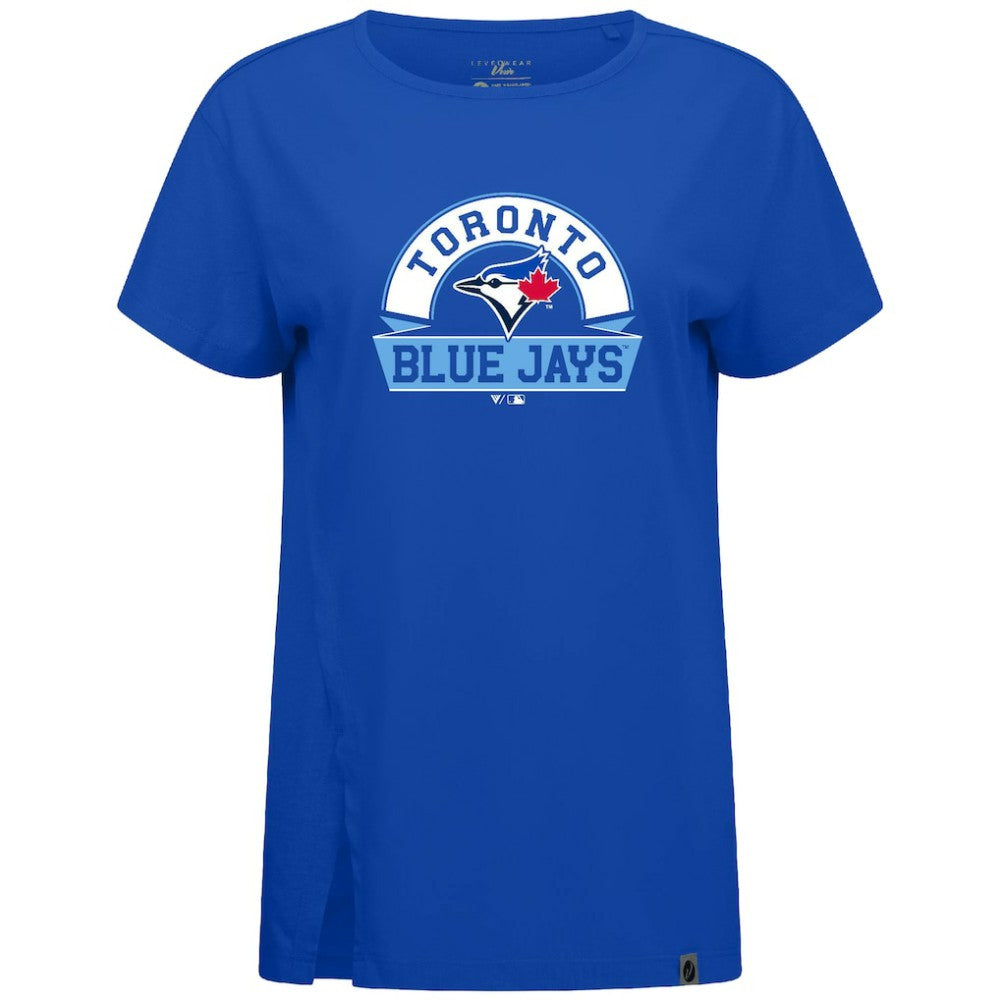 Toronto Blue Jays Levelwear Women's Influx Banner Arch T-Shirt Outlet
