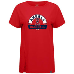 Los Angeles Angels Levelwear Women's Influx Banner Arch T-Shirt Sale