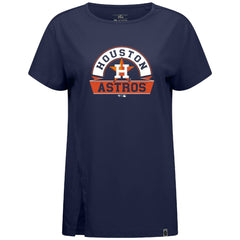 Houston Astros Levelwear Women's Influx Banner Arch T-Shirt Outlet