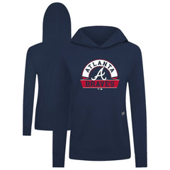 Atlanta Braves Levelwear Women's Relay Banner Arch Long Sleeve T-Shirt Hoodie for sale