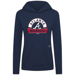 Atlanta Braves Levelwear Women's Relay Banner Arch Long Sleeve T-Shirt Hoodie for sale