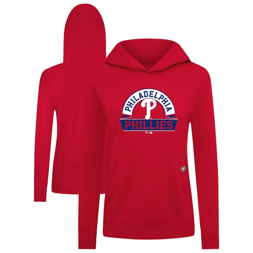 Philadelphia Phillies Levelwear Women's Relay Banner Arch Long Sleeve T-Shirt Hoodie Outlet