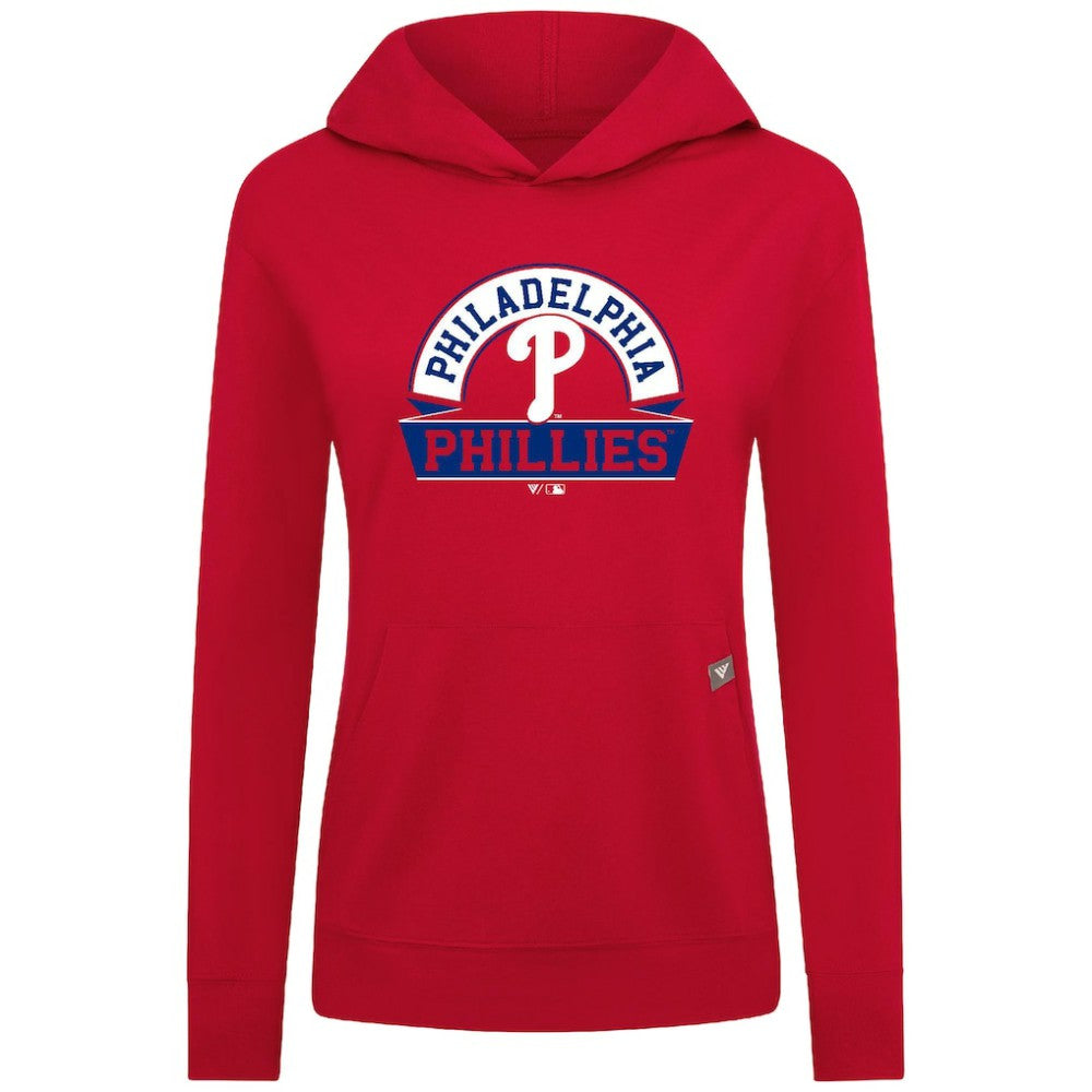 Philadelphia Phillies Levelwear Women's Relay Banner Arch Long Sleeve T-Shirt Hoodie Outlet