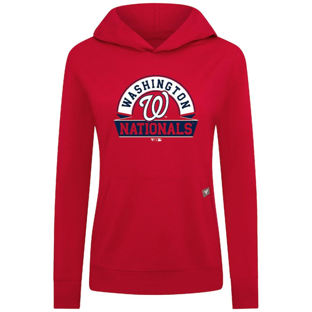 Washington Nationals Levelwear Women's Relay Banner Arch Long Sleeve T-Shirt Hoodie Near Me