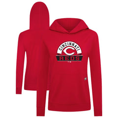 Cincinnati Reds Levelwear Women's Relay Banner Arch Long Sleeve T-Shirt Hoodie Discount