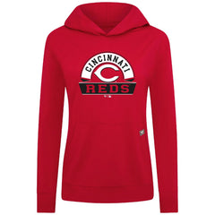 Cincinnati Reds Levelwear Women's Relay Banner Arch Long Sleeve T-Shirt Hoodie Discount