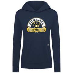 Milwaukee Brewers Levelwear Women's Relay Banner Arch Long Sleeve T-Shirt Hoodie Outlet