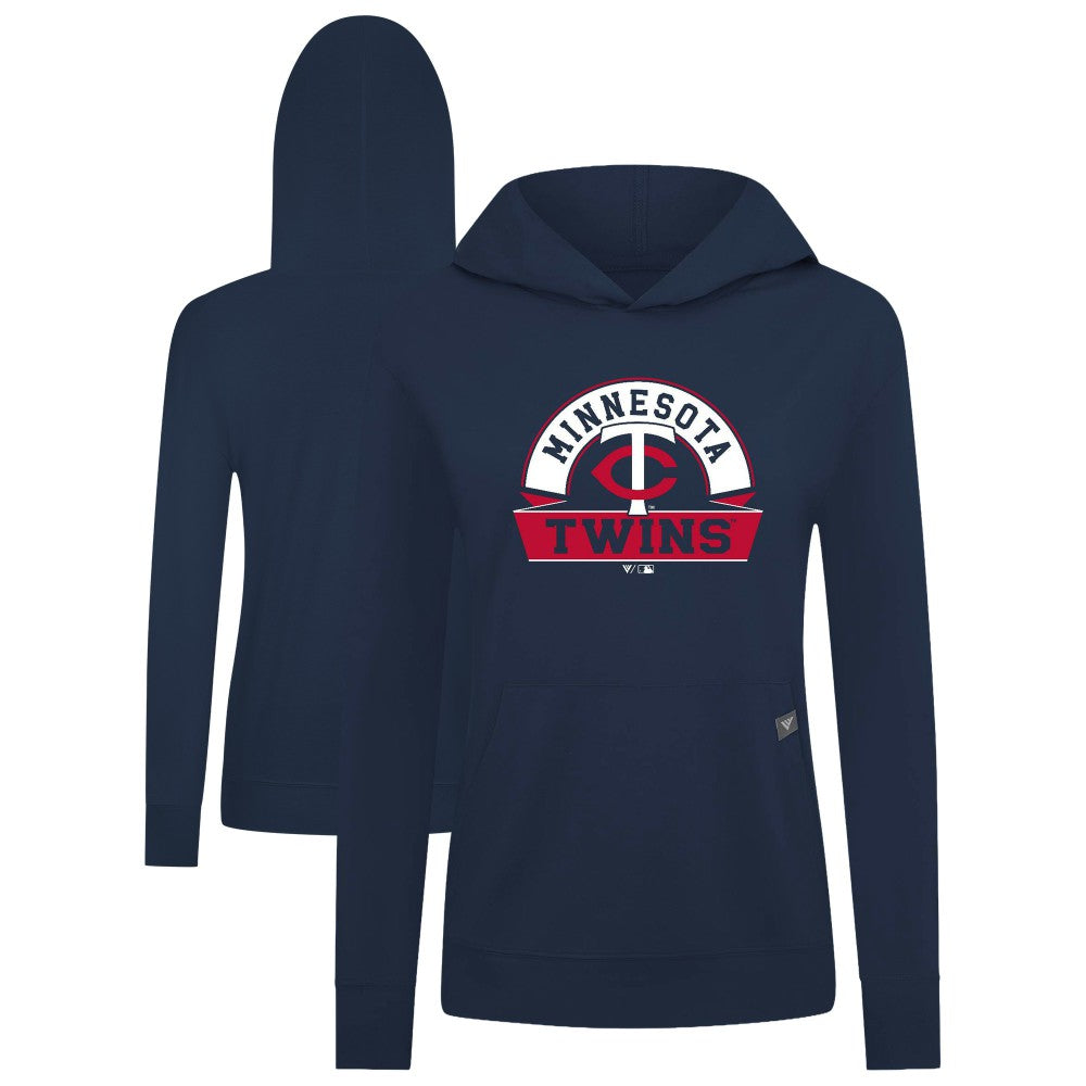 Minnesota Twins Levelwear Women's Relay Banner Arch Long Sleeve T-Shirt Hoodie Discount