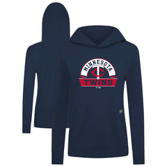 Minnesota Twins Levelwear Women's Relay Banner Arch Long Sleeve T-Shirt Hoodie Discount