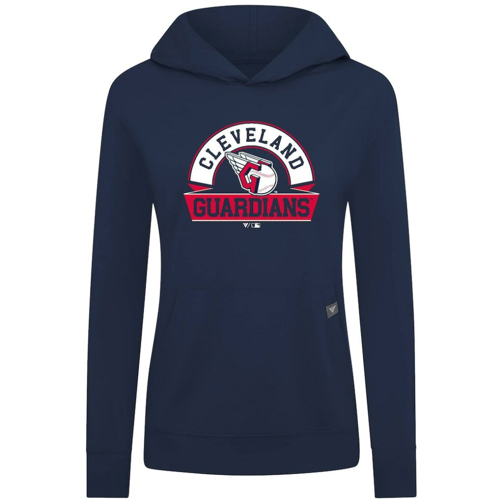 Cleveland Guardians Levelwear Women's Relay Banner Arch Long Sleeve T-Shirt Hoodie Online