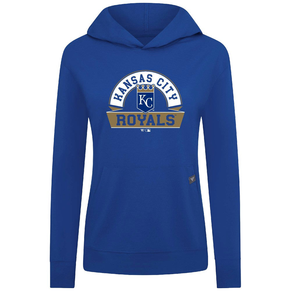 Kansas City Royals Levelwear Women's Relay Banner Arch Long Sleeve T-Shirt Hoodie Online