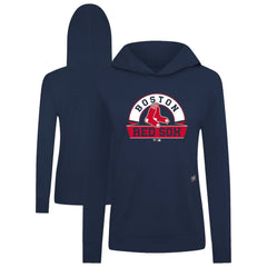 Boston Red Sox Levelwear Women's Relay Banner Arch Long Sleeve T-Shirt Hoodie Sale