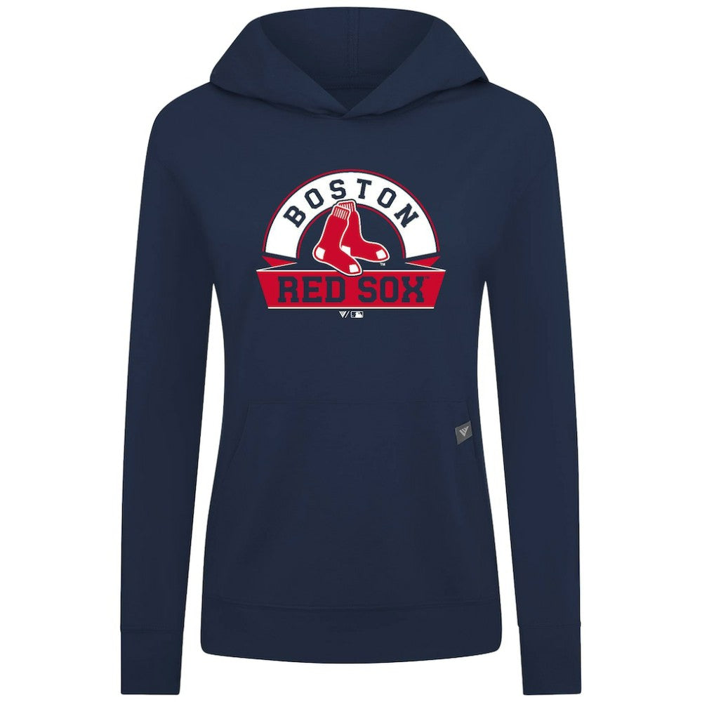 Boston Red Sox Levelwear Women's Relay Banner Arch Long Sleeve T-Shirt Hoodie Sale