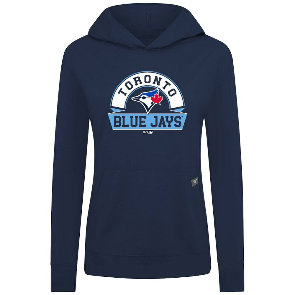 Toronto Blue Jays Levelwear Women's Relay Banner Arch Long Sleeve T-Shirt Hoodie Near Me