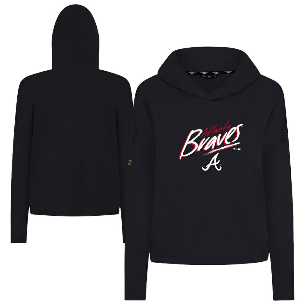 Atlanta Braves Levelwear Women's Sweet Sizzle Tri-Blend Hoodie Online