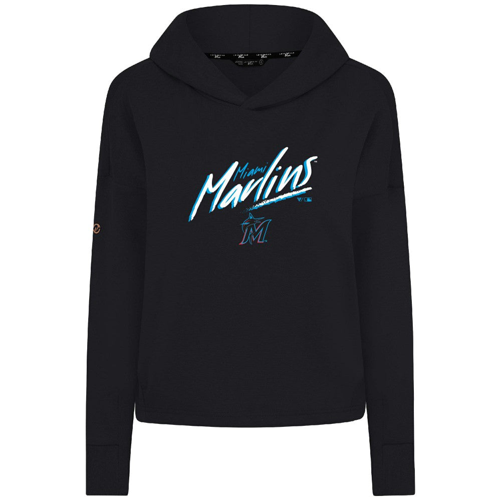 Miami Marlins Levelwear Women's Sweet Sizzle Tri-Blend Hoodie Online