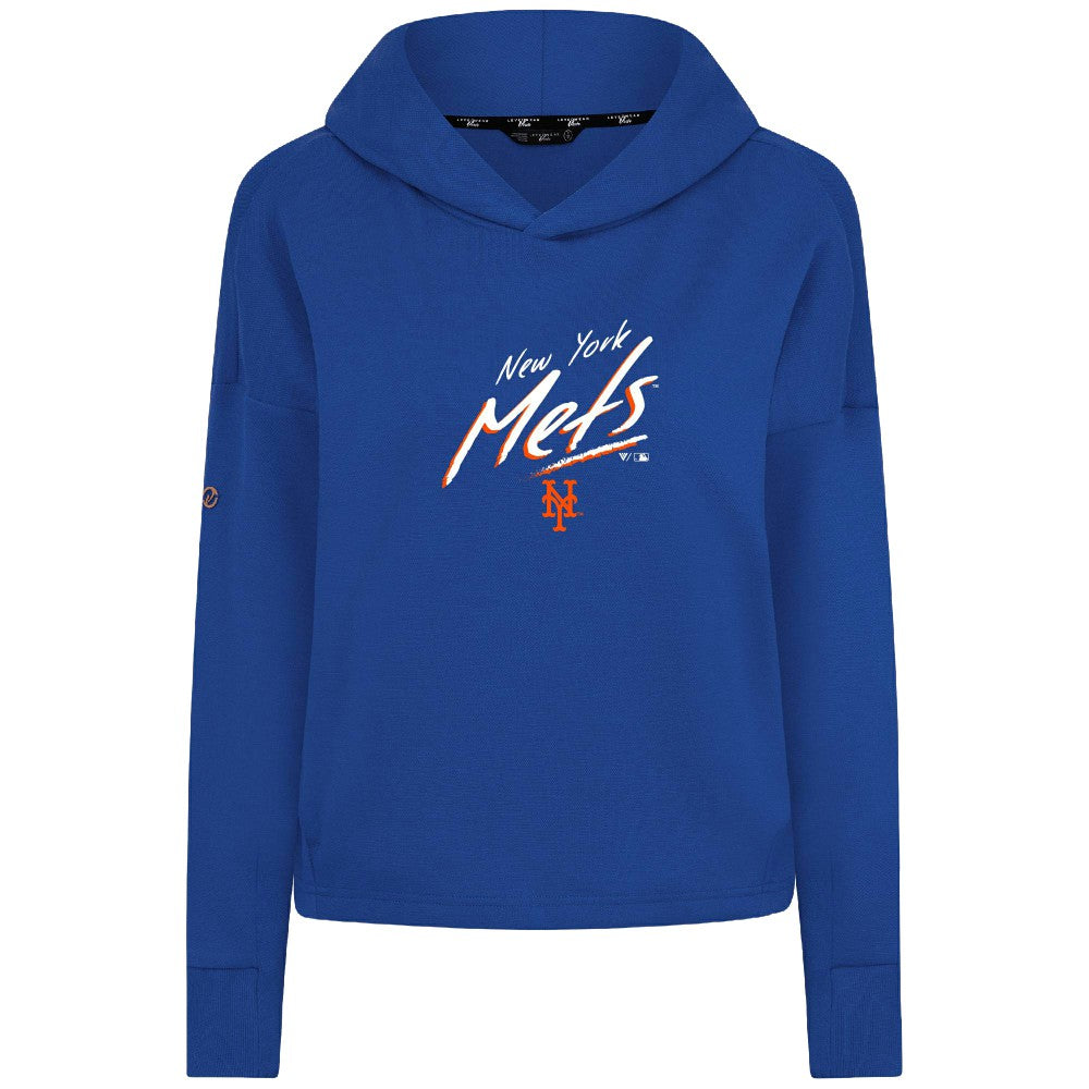 New York Mets Levelwear Women's Sweet Sizzle Tri-Blend Hoodie for sale