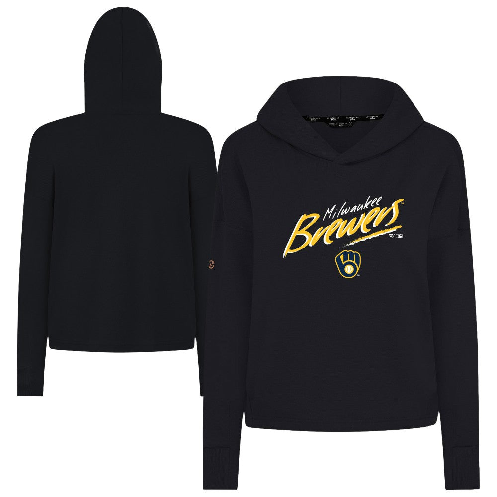 Milwaukee Brewers Levelwear Women's Sweet Sizzle Tri-Blend Hoodie Online