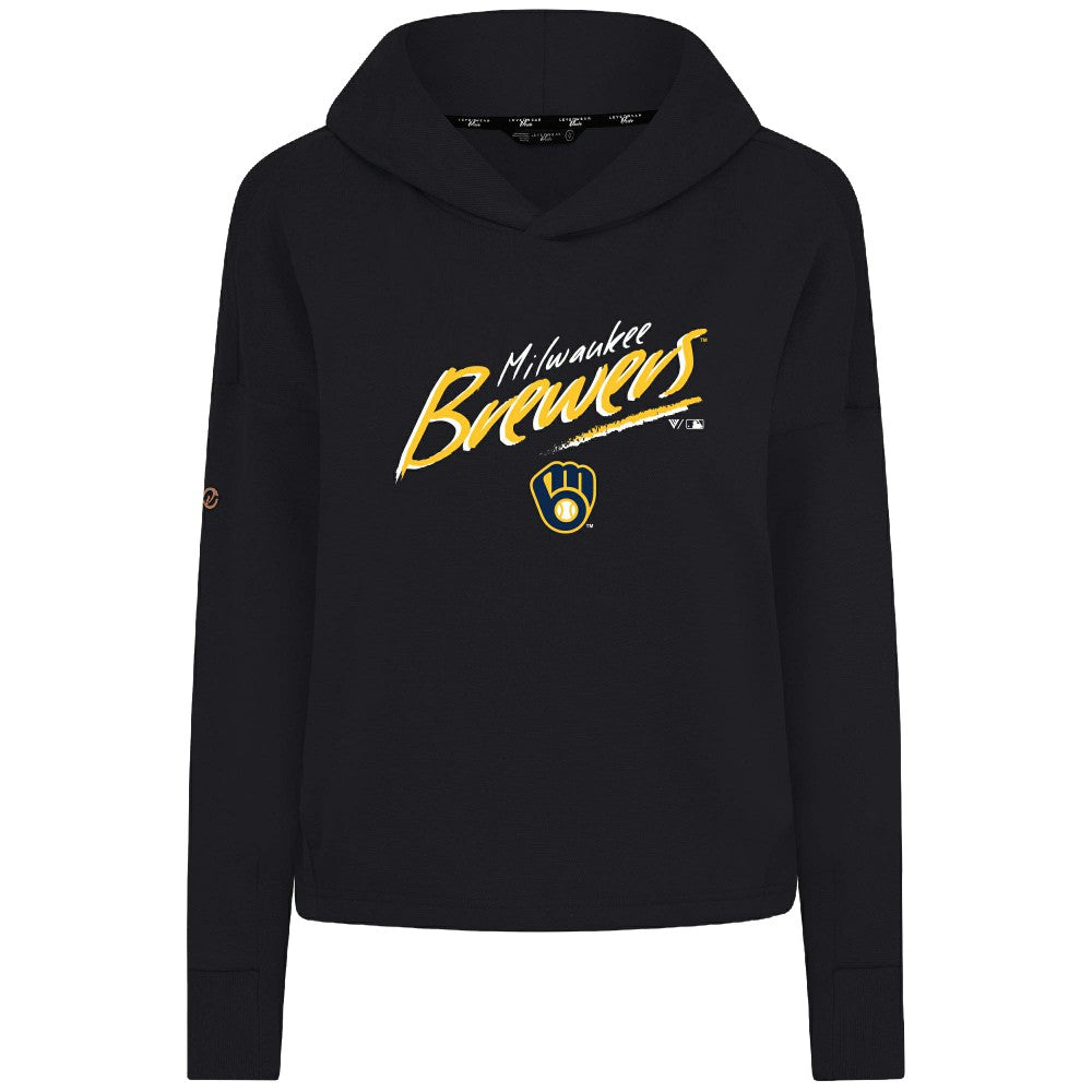 Milwaukee Brewers Levelwear Women's Sweet Sizzle Tri-Blend Hoodie Online