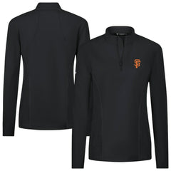 San Francisco Giants Levelwear Women's Upright Insignia 2.0 Quarter-Zip Tri-Blend Top Outlet