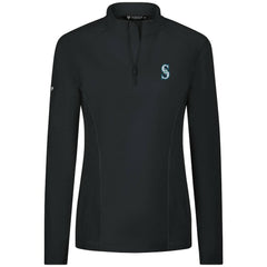 Seattle Mariners Levelwear Women's Upright Insignia 2.0 Quarter-Zip Tri-Blend Top for sale