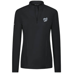 Washington Nationals Levelwear Women's Upright Insignia 2.0 Quarter-Zip Tri-Blend Top Near Me