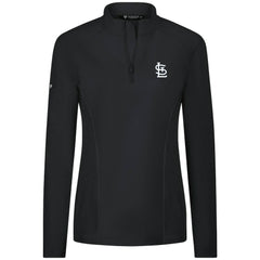 St. Louis Cardinals Levelwear Women's Upright Insignia 2.0 Quarter-Zip Tri-Blend Top Online