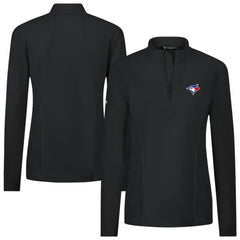 Toronto Blue Jays Levelwear Women's Upright Insignia 2.0 Quarter-Zip Tri-Blend Top Online
