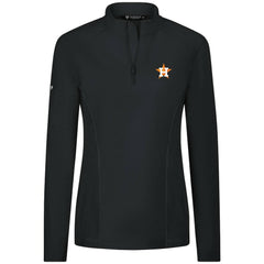 Houston Astros Levelwear Women's Upright Insignia 2.0 Quarter-Zip Tri-Blend Top Sale