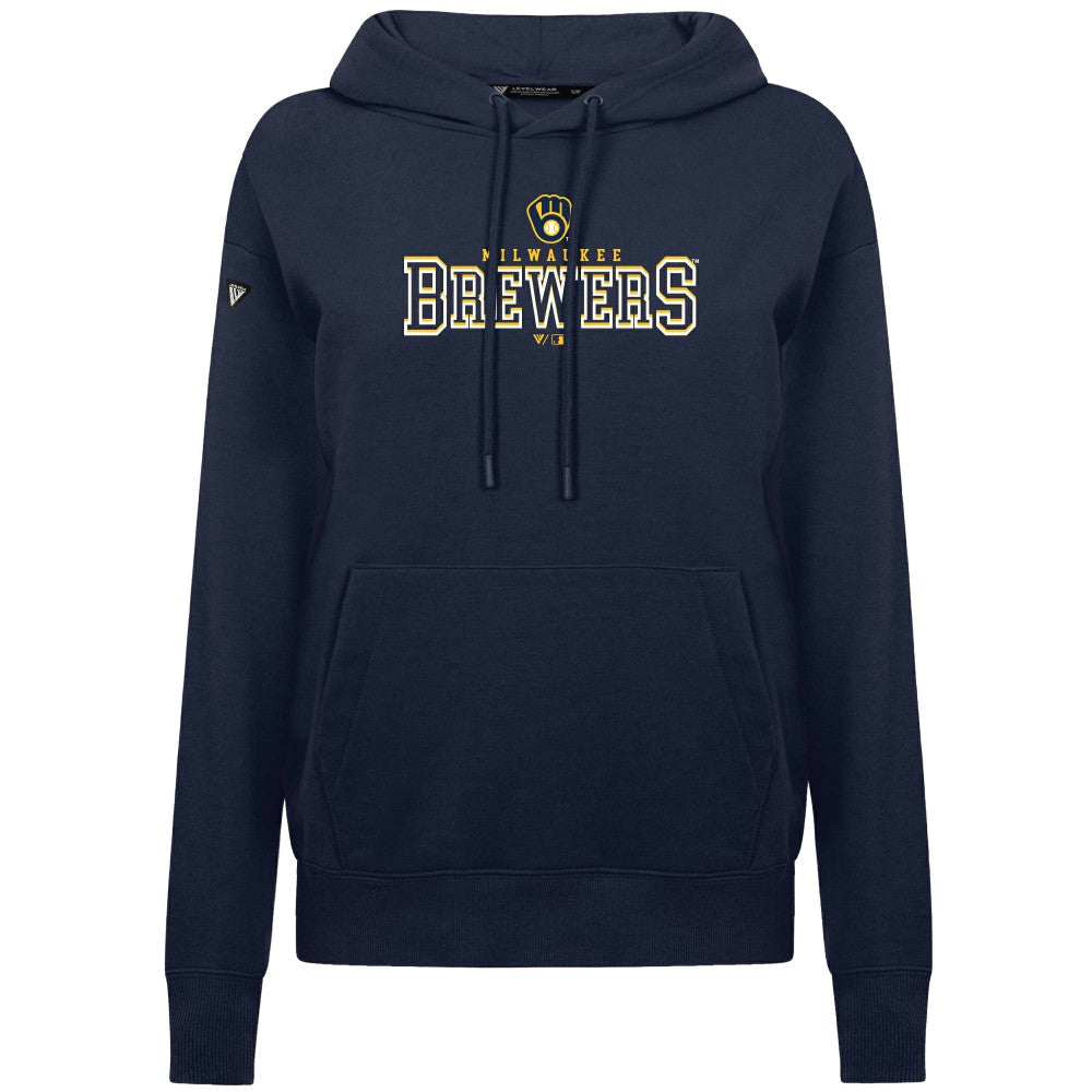 Milwaukee Brewers Levelwear Women's Adorn Journey Hoodie Discount