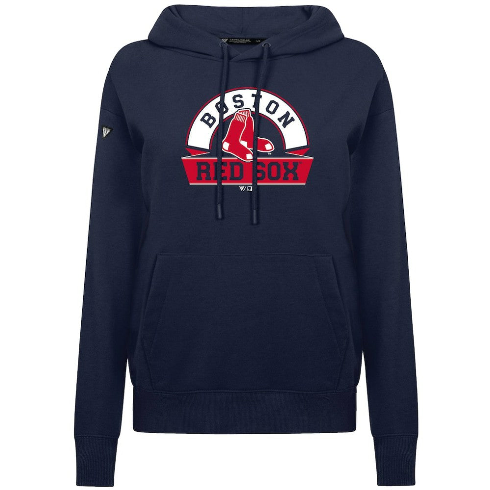 Boston Red Sox Levelwear Women's Adorn Banner Arch Hoodie Discount