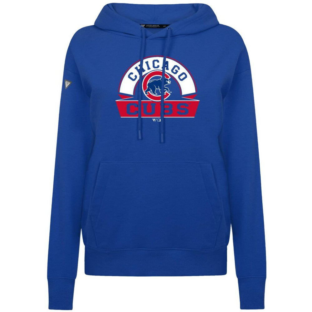 Chicago Cubs Levelwear Women's Adorn Banner Arch Hoodie Online