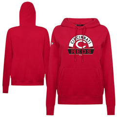 Cincinnati Reds Levelwear Women's Adorn Banner Arch Hoodie Outlet