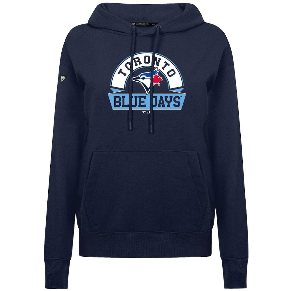 Toronto Blue Jays Levelwear Women's Adorn Banner Arch Hoodie Discount