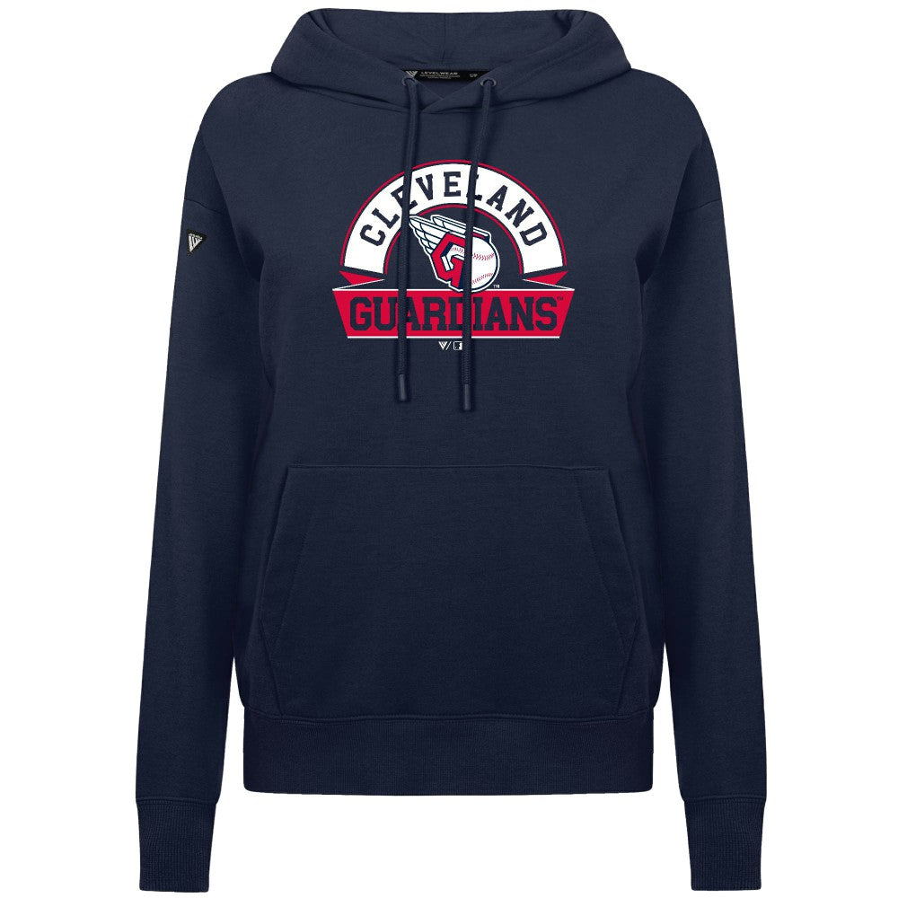 Cleveland Guardians Levelwear Women's Adorn Banner Arch Hoodie for sale
