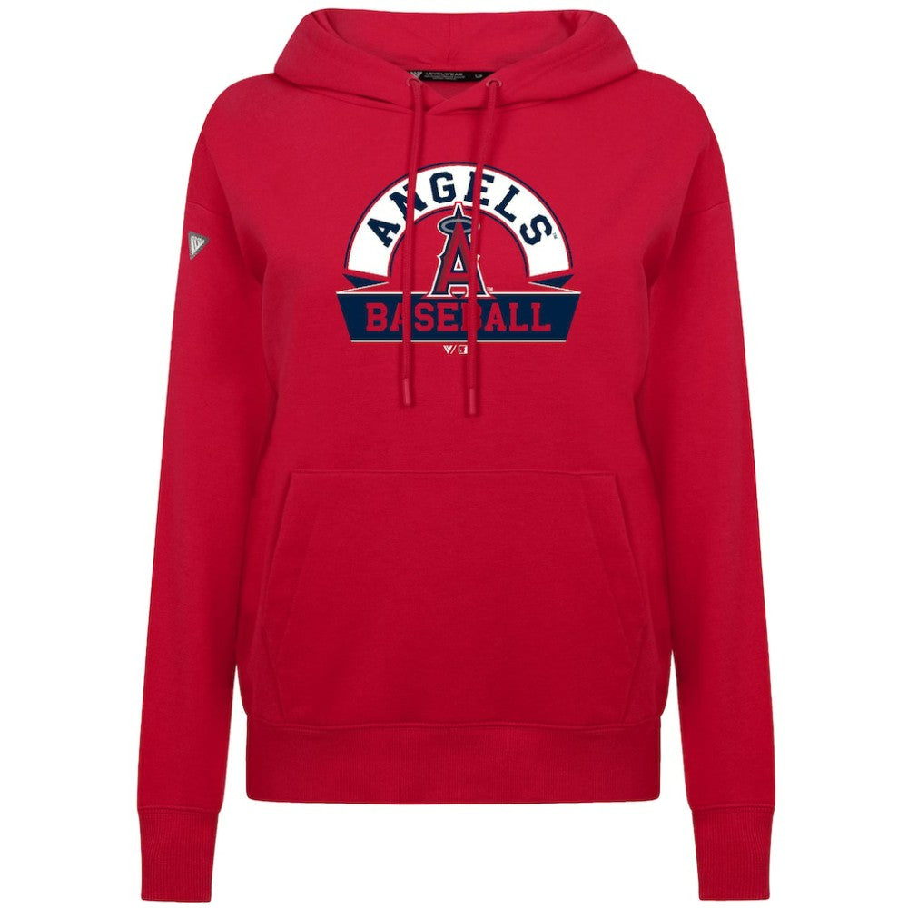 Los Angeles Angels Levelwear Women's Adorn Banner Arch Hoodie for sale