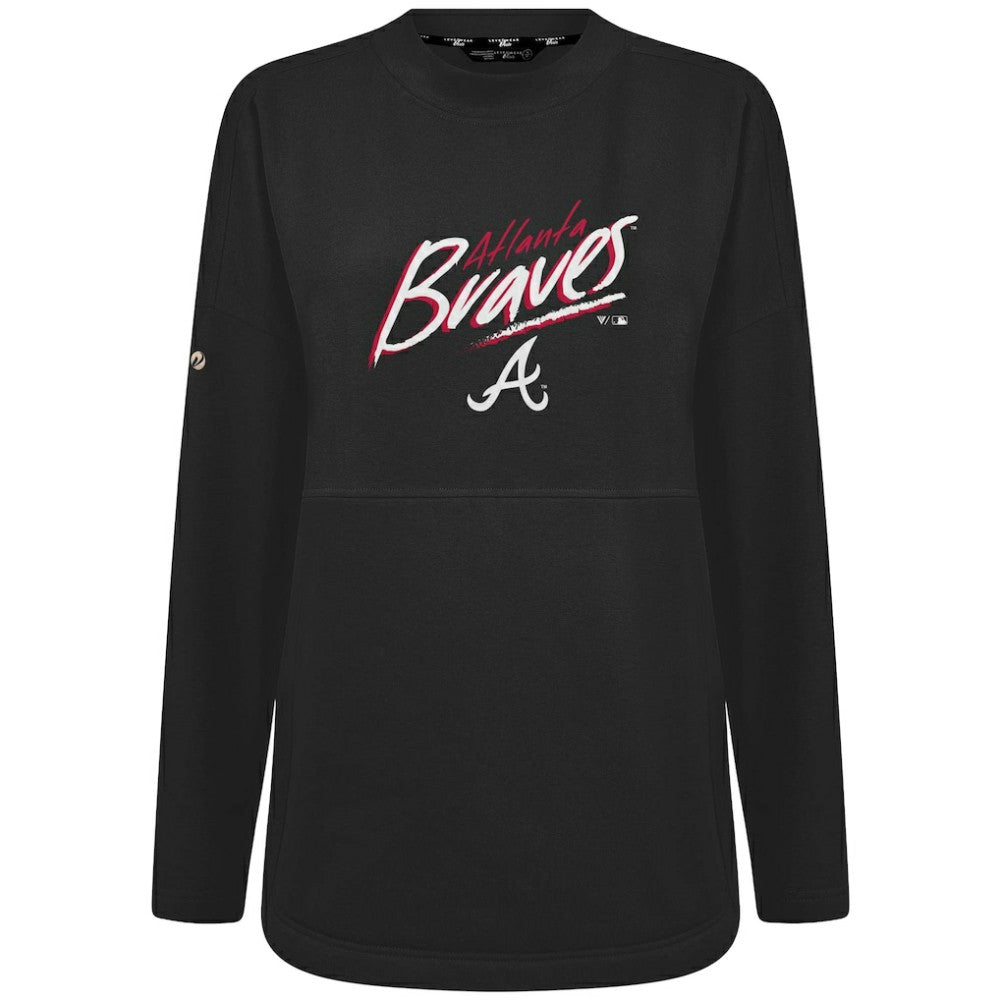 Atlanta Braves Levelwear Women's Oversized Beaudry Sizzle Top Near Me