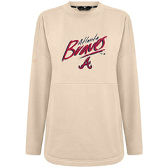 Atlanta Braves Levelwear Women's Oversized Beaudry Sizzle Top for sale