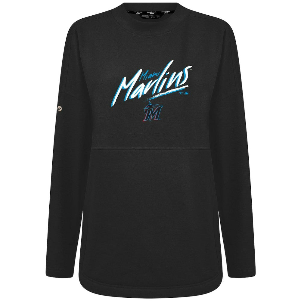 Miami Marlins Levelwear Women's Oversized Beaudry Sizzle Top Online