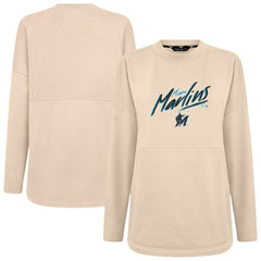 Miami Marlins Levelwear Women's Oversized Beaudry Sizzle Top Online