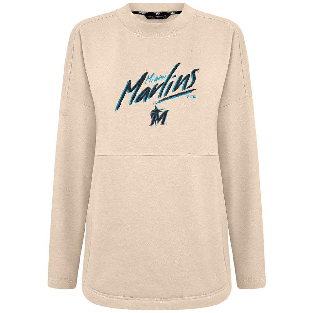 Miami Marlins Levelwear Women's Oversized Beaudry Sizzle Top Online