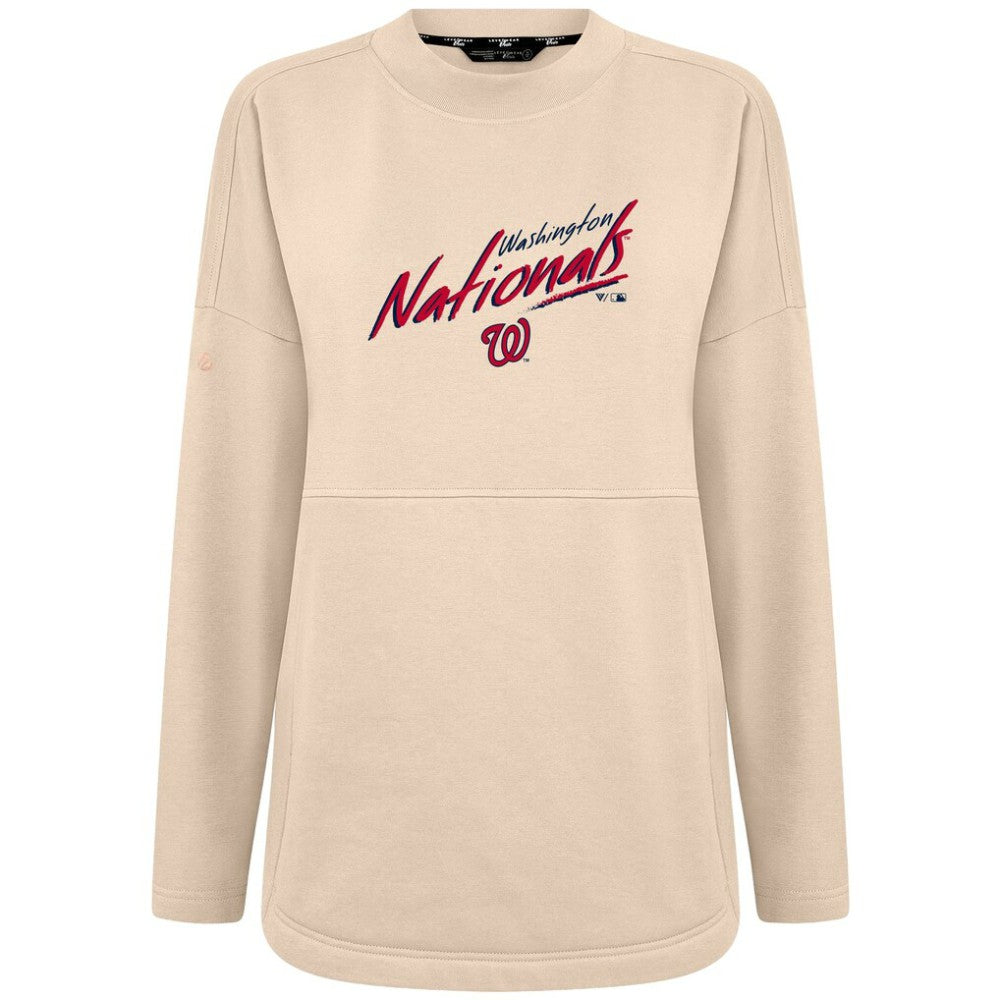 Washington Nationals Levelwear Women's Oversized Beaudry Sizzle Top for sale