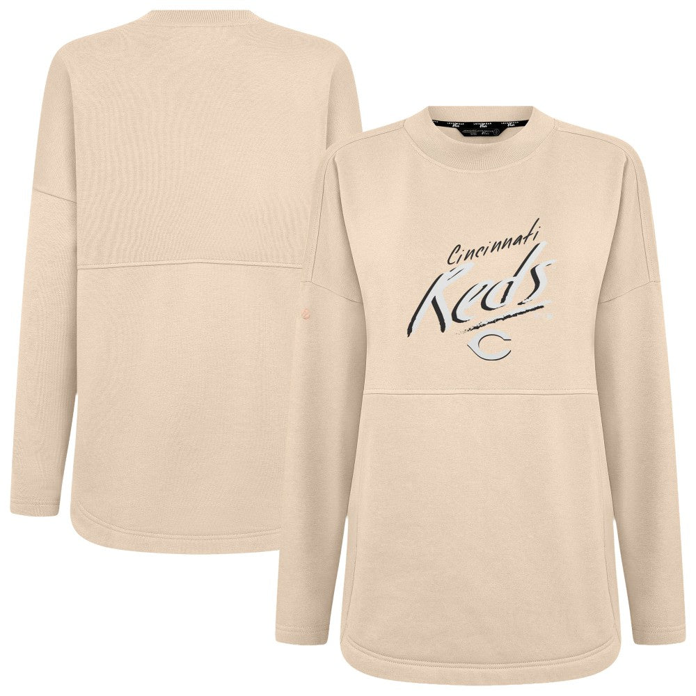 Cincinnati Reds Levelwear Women's Oversized Beaudry Sizzle Top Outlet