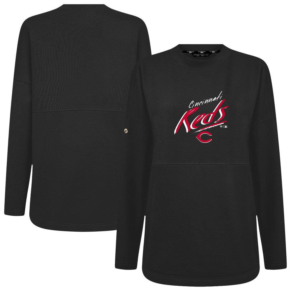Cincinnati Reds Levelwear Women's Oversized Beaudry Sizzle Top Discount