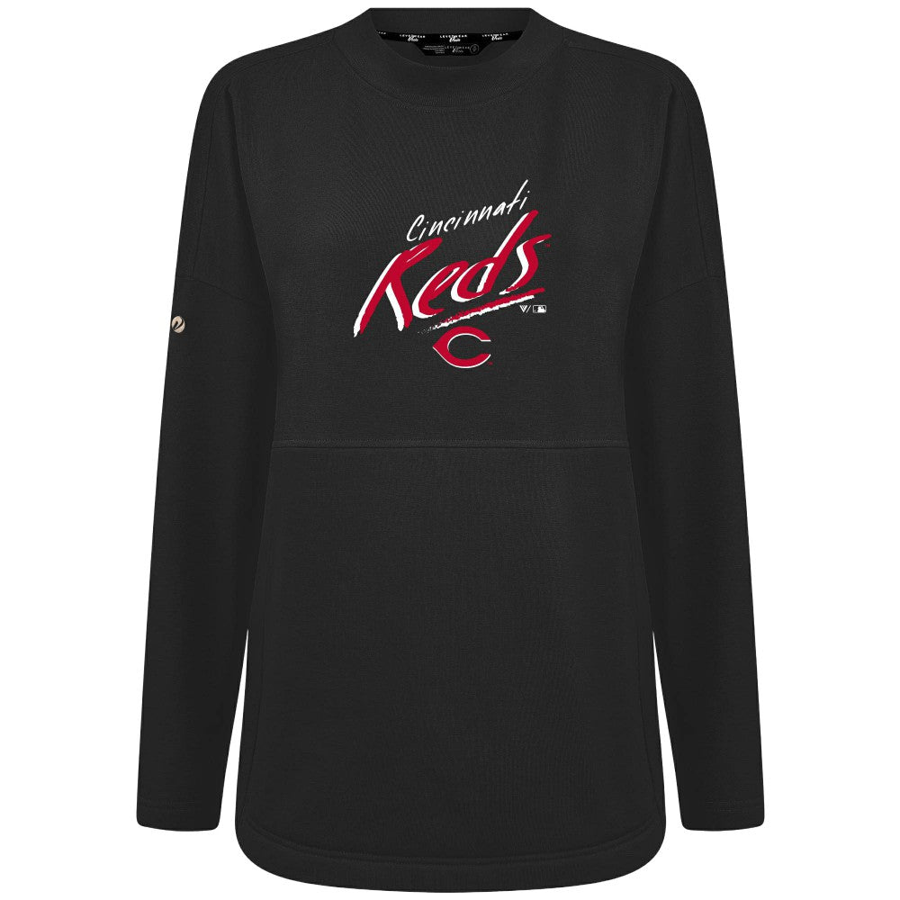 Cincinnati Reds Levelwear Women's Oversized Beaudry Sizzle Top Discount