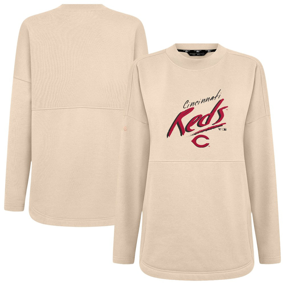 Cincinnati Reds Levelwear Women's Oversized Beaudry Sizzle Top Near Me
