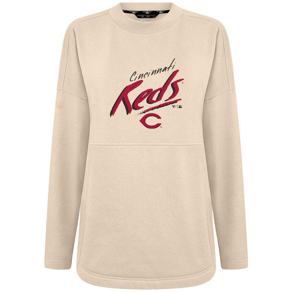 Cincinnati Reds Levelwear Women's Oversized Beaudry Sizzle Top Near Me