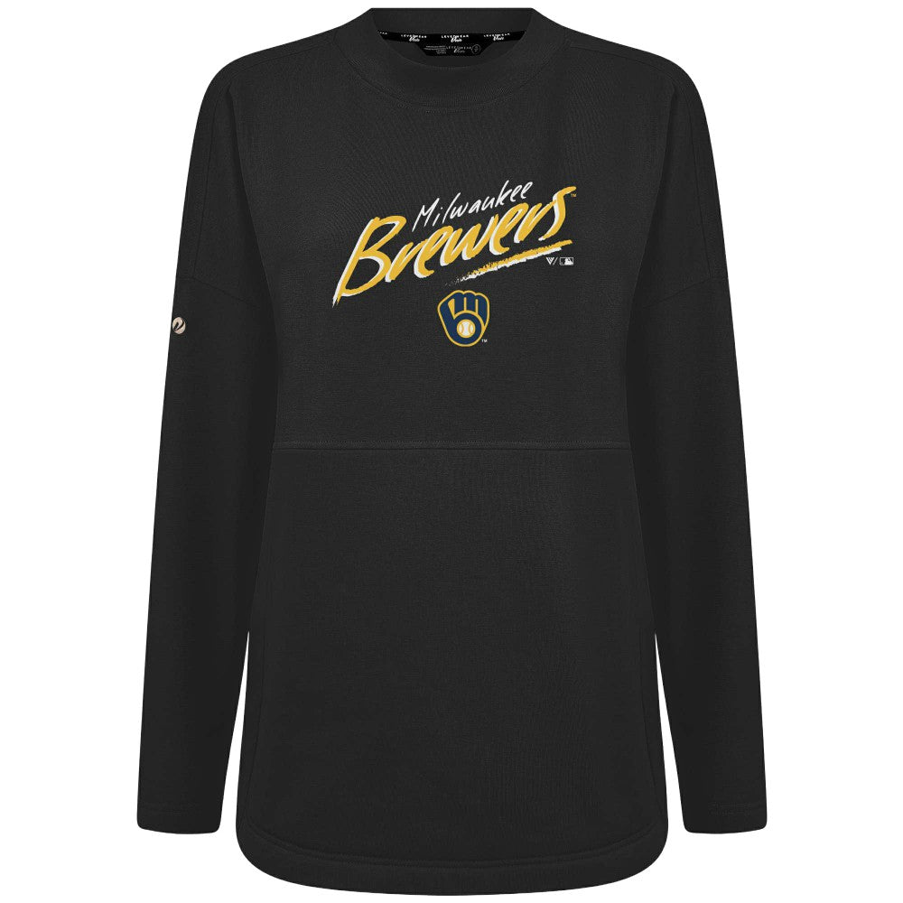 Milwaukee Brewers Levelwear Women's Oversized Beaudry Sizzle Top Near Me